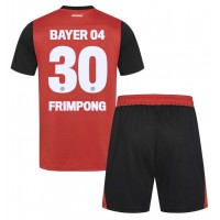 Bayer Leverkusen Jeremie Frimpong #30 Replika babykläder Hemmaställ Barn 2024-25 Kortärmad (+ korta byxor)